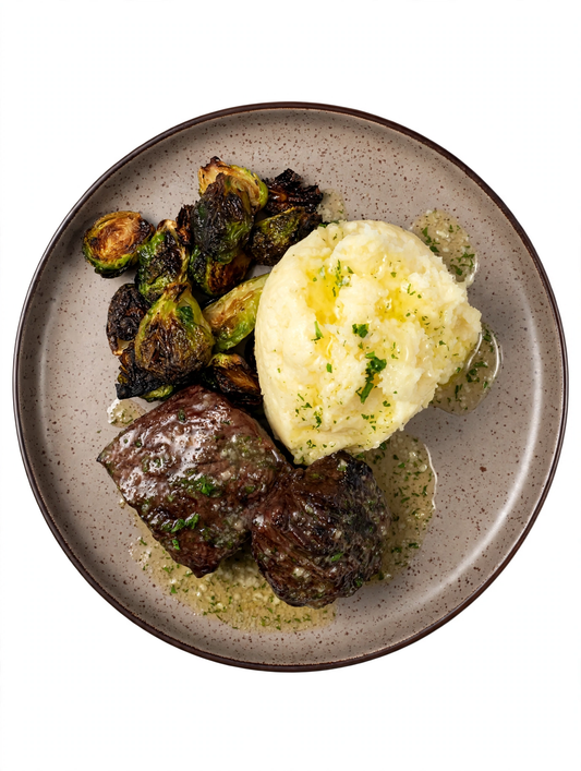 Garlic Steak Bites ( 5 Servings )